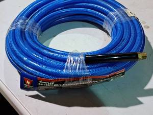 lot 451 image: Neiko Tools Ironflex 200-PSI Ultra-Flexible Braided Polyprothane Air Hose 38x50 (New)