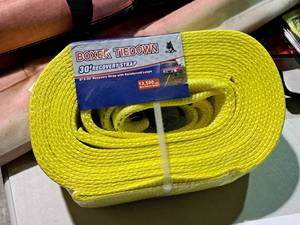 lot 457 image: Boxer Tiedown Recovery Strap with Reinforced Loops 3x30 (New)