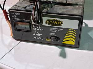 lot 493 image: Ultra-Pro 12V-210A, 6V-10A, 55A Start Battery Charger