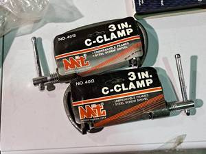 lot 528 image: Lot of (2) MIT 3 C-Clamps