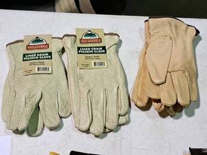 lot 574 image: Lot of (3 Pair) Work Gloves