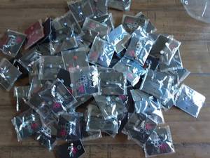 lot 20 image: 90 Pairs Of New Pierced Earrings