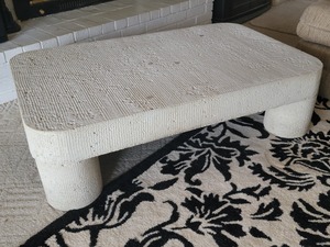 lot 6 image: Brutalist Post Modern Cocktail Table