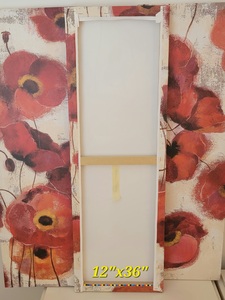 lot 82 image: Bold Poppies Dcor Panels