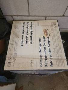 lot 91 image: Haier Mini Refrigerator  New in the Box