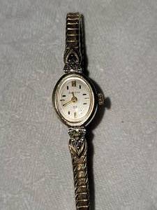 lot 99 image: Delicate Vintage Ladies 14K Hamilton Wrist Watch