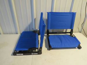 lot 22 image: 2 Piece Lot of Stadium Chairs
