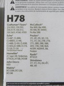 lot 53 image: Set Of 2 Oregon H78 Chainsaw Chain 20