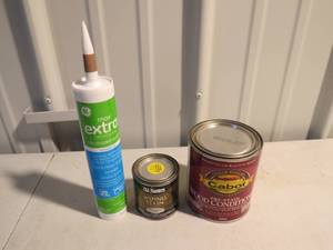lot 72 image: Mixed Lot of Wood StainConditioner and Caulk