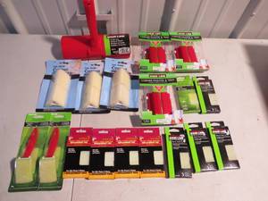 lot 73 image: Mixed Lot of Painting Supplies - Pads, Corner Painters and Roller with Shield