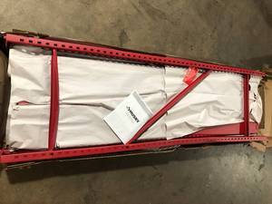lot 3 image: 4-Tier Industrial Duty Steel Freestanding Garage Storage Shelving Unit in Red (77 in. W x 78 in. H x 24 in. D) by Husky Customer Returns See Pictures