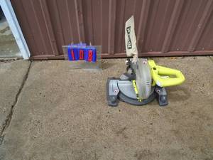 Ryobi miter saw. Tested & works. As shown.