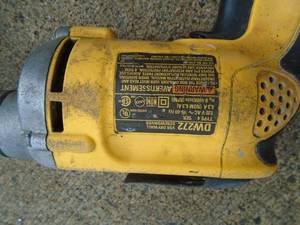 Dewalt 120 volt drywall screw gun. Tested & works. Used condition. As shown.