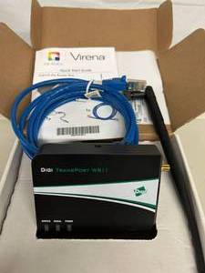 lot 74 image: MSRP $350&nbspDIGI Transport WR11XT WR11-C200-D44-SU with Antenna and Power - APPEARS NEW IN BOX
