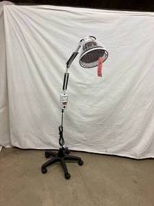 lot 21 image: TDP CQ-36 Infrared Mineral Floor&nbspMedical Heat&nbspLamp For Pain Management  Specially-engineered 6.5 diameter black body emission heating plate coated with a proprietary mineral formulation consisting of 33 elements - Works Great