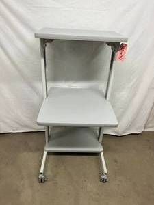 lot 23 image: AFC Industries Medical Mobile 3 Tier Computer Cart