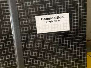 Graph Ruled Composition Books