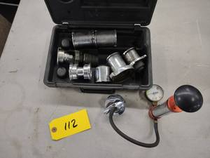 lot 112 image: Matco Radiator Pressure Kit...