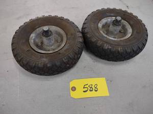 lot 588 image: (2) 800-4 Tire with Wheels & 58 ...