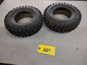 lot 589 image: (2) 4.10-6 Tires, NewUnused...