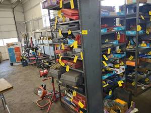 lot 631 image: (2) Shelf Units, 37x24x87 & (1) 36x...