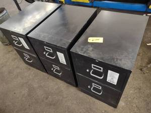 lot 644 image: (3) File Cabinets...