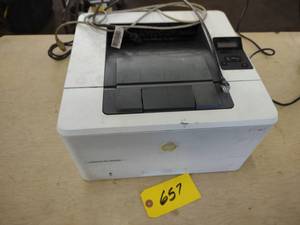 lot 657 image: HP LaserJet Pro M402N Printer...