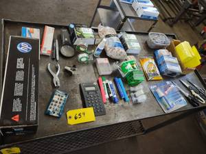 lot 659 image: Office Supplies & Masks...