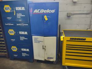 lot 63 image: (2) AC Delco Cabinets with Content...