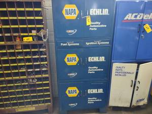 lot 64 image: (3) Napa Cabinets with Contents (Sp...