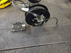 lot 43 image: American Lube Hose Reel with Graco ...