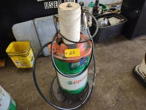 lot 53 image: Graco Grease Pump with Grease, Near...