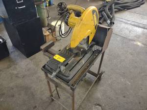lot 84 image: Dewalt 14 Abrasive Chop Saw with C...