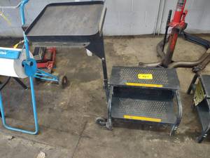 lot 460 image: Step Stool with Tool Tray...