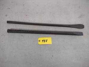 lot 488 image: (2) Pry Bars, 29 & 26...