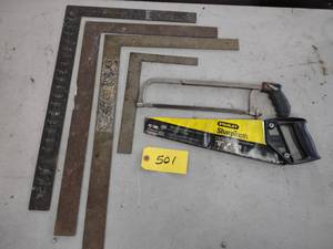 lot 501 image: Squares & Saws...