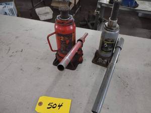 lot 504 image: Bottle Jacks, 12 & 6 Ton...