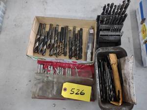 lot 526 image: Assorted Drill Bits...