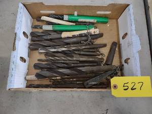 lot 527 image: Assorted Morse Taper Drill Bits...