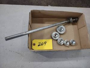 lot 209 image: Frost Plug Tool Set...