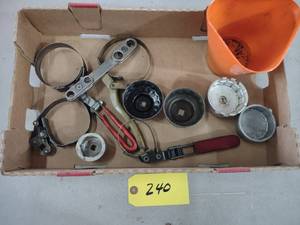 lot 240 image: Oil Filter Wrenches...