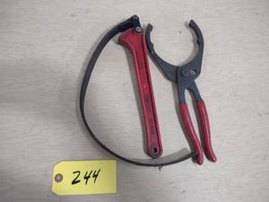 lot 244 image: Oil Filter Wrenches...