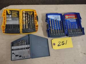 lot 251 image: (3) Drill Indexes...