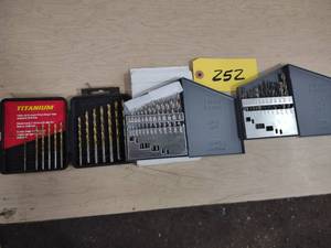 lot 252 image: (3) Drill Indexes...