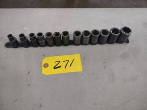 lot 271 image: 12 Deep Impact Sockets ...
