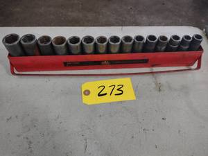 lot 273 image: 12 Impact Sockets...