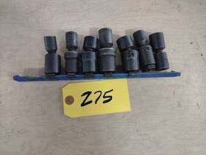 lot 275 image: 12 Swivel Impact Sockets...