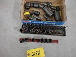 lot 278 image: 12 Impact Sockets...