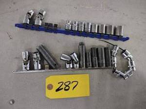 lot 287 image: 38 Deep Sockets...