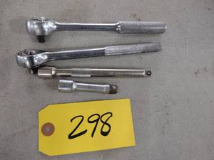 lot 298 image: Ratchets & Extensions...